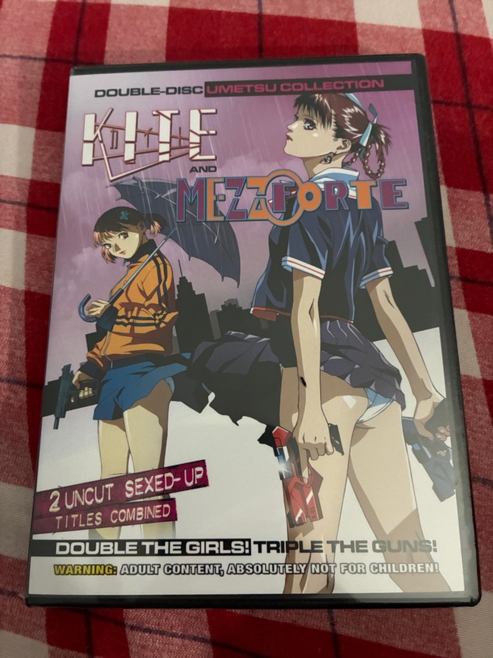 Anime DVD lot Mezzo Forte UNCUT & Kite UNCUT special uncensored editions NEW